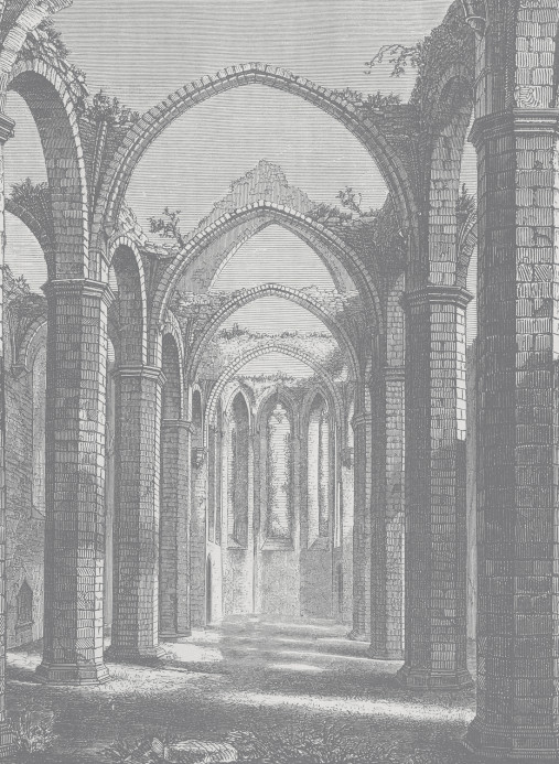 Rebel Walls Carta da parati panoramica Gothic Arches - Grey
