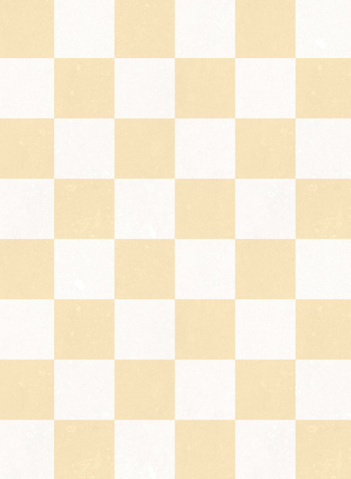 Rebel Walls Papier peint panoramique Chess - Yellow