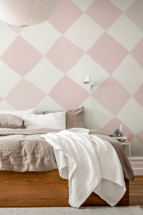 Rebel Walls Papier peint panoramique Tremble - Pink