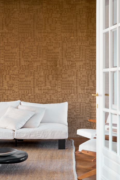 Arte International Wallpaper Barkhan - Ochre