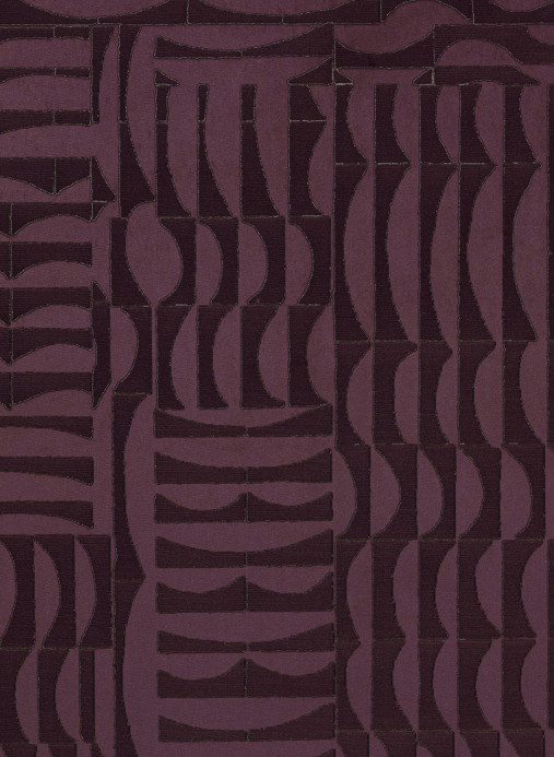 Arte International Wallpaper Barkhan - Burgundy