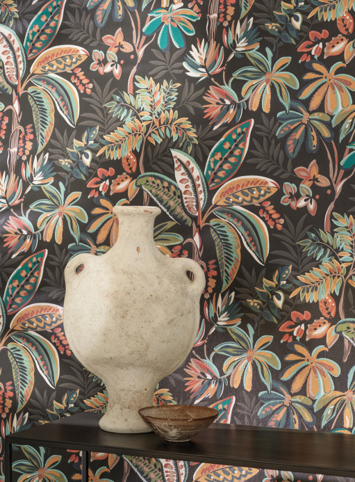 Osborne & Little Wallpaper Tivoli - Charcoal