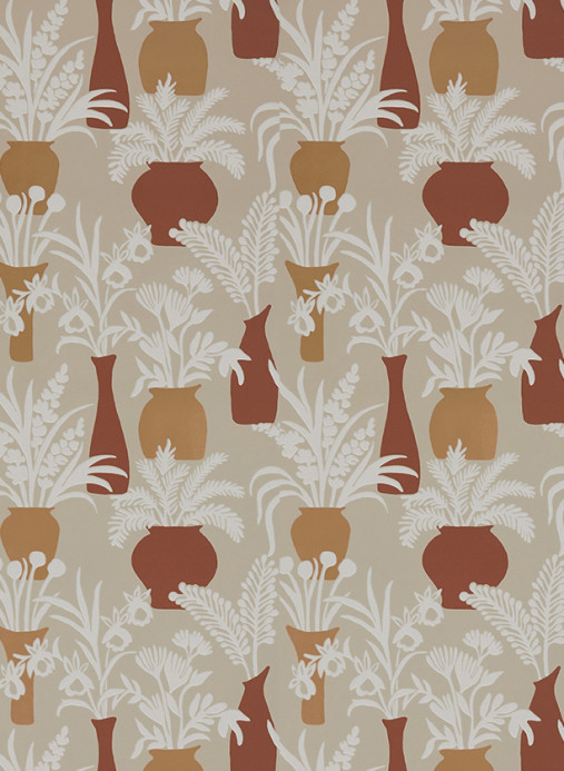 Osborne & Little Wallpaper Amphora - Terracotta