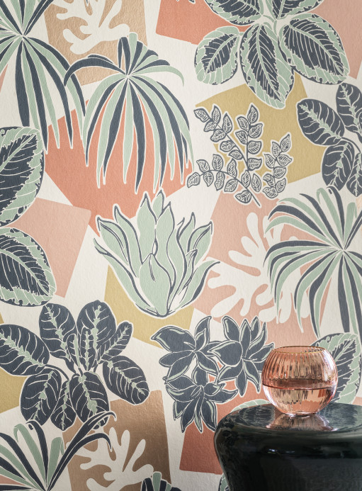 Osborne & Little Wallpaper Frondoso - Blush/ Pink