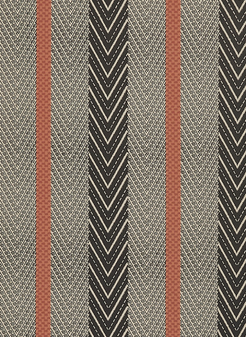 Osborne & Little Carta da parati Sagitta - Charcoal