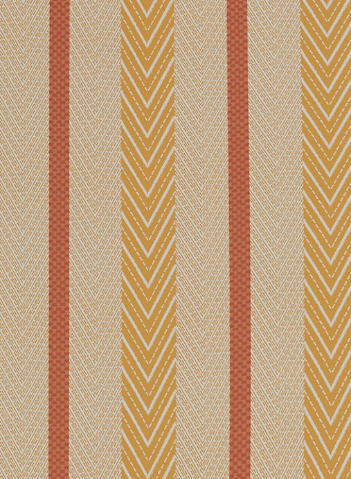 Osborne & Little Wallpaper Sagitta - Amber/ Terracotta