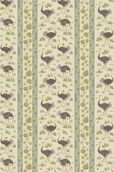 Josephine Munsey Wallpaper Ostrich Stripe