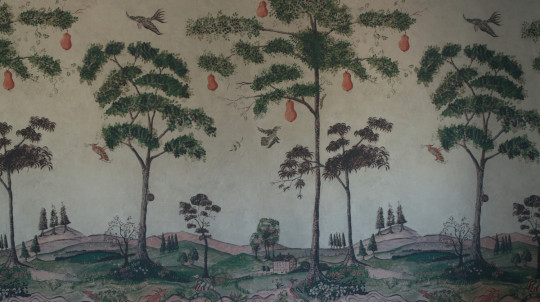 Andrew Martin Papier peint panoramique Mythical Land - Vellum
