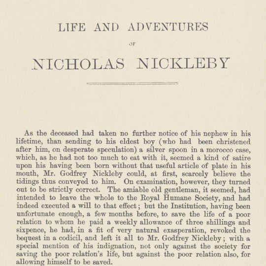 Andrew Martin Wandbild Nicholas Nickleby - Schnn