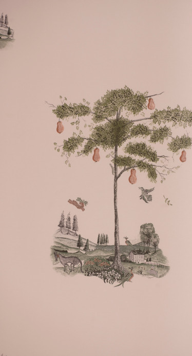 Andrew Martin Wallpaper Pear Tree - Setting Plaster