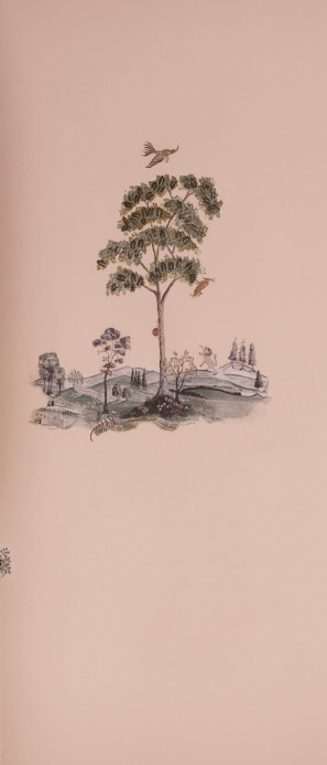 Andrew Martin Papier peint Pear Tree - Setting Plaster
