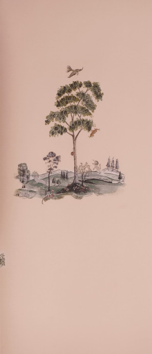 Andrew Martin Wallpaper Pear Tree - Setting Plaster