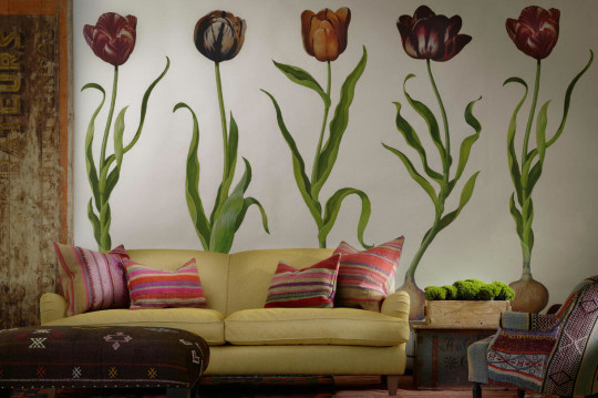 Andrew Martin Papier peint panoramique Tulips - Schtu