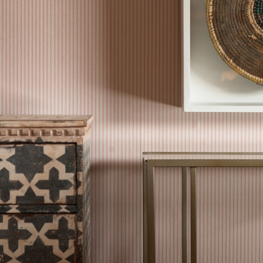 Andrew Martin Wallpaper Twine - Pink