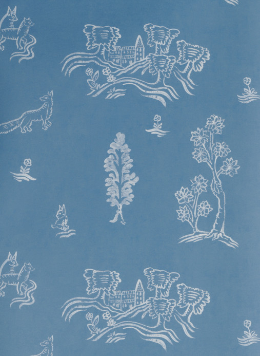 Andrew Martin Wallpaper Wychwood - Happy Blue