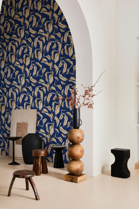 Coordonne Wallpaper Moroccan Branches - Blue
