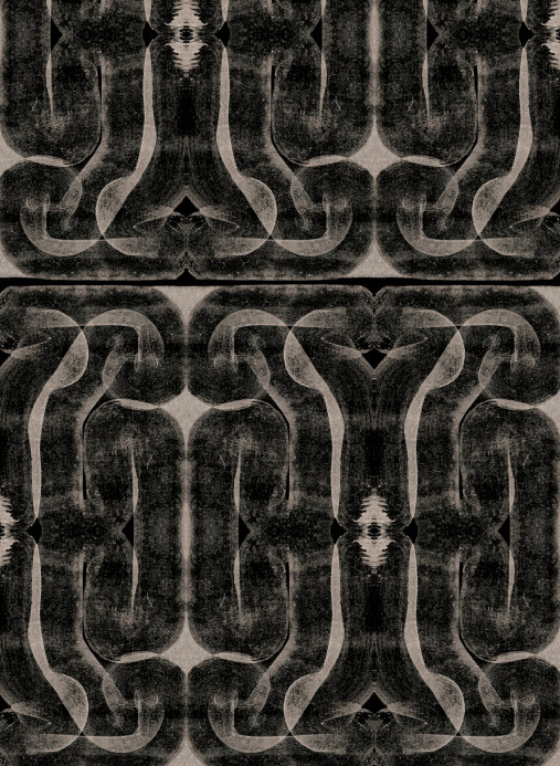 Coordonne Wallpaper Infinity Strokes - Black