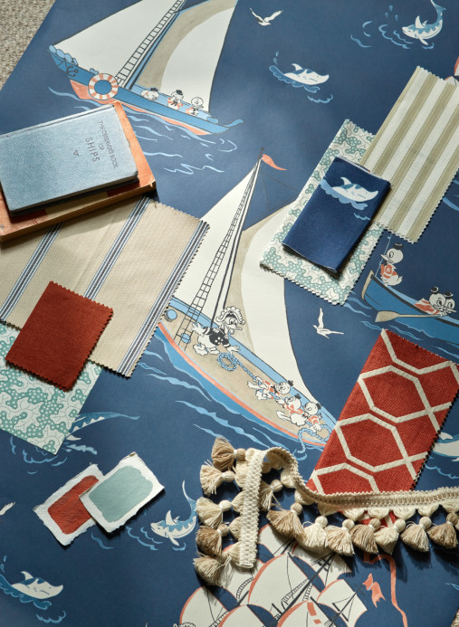 Sanderson Papier peint Donald Nautical