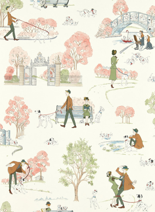 Sanderson Wallpaper 101 Dalmatians - Candy Floss