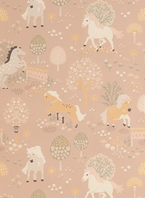 Majvillan Wallpaper My Sweet Pony - Dreamy Pink