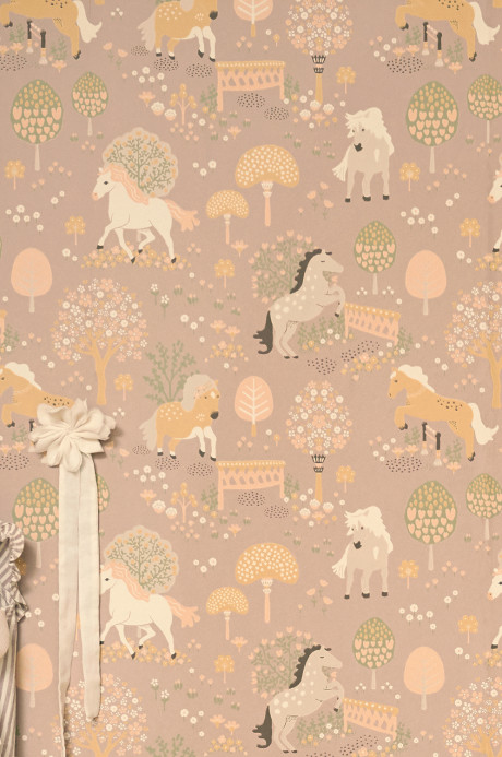Majvillan Wallpaper My Sweet Pony - Old Lilac