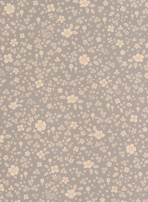 Majvillan Papier peint Flora - Dusty Blue