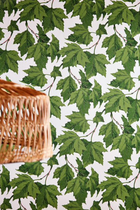 Harlequin Wallpaper Dappled Leaf - Emerald