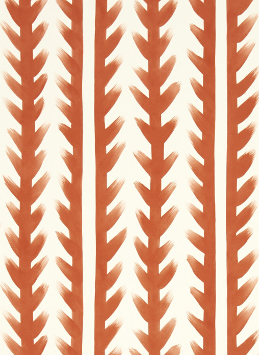 Harlequin Wallpaper Sticky Grass - Carnelian