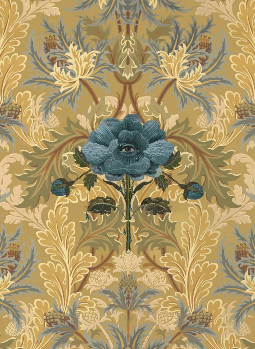 House of Hackney Tapete The Blue Rose Weeping - Aurelian