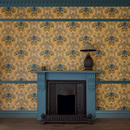 House of Hackney Tapete The Blue Rose Weeping - Aurelian