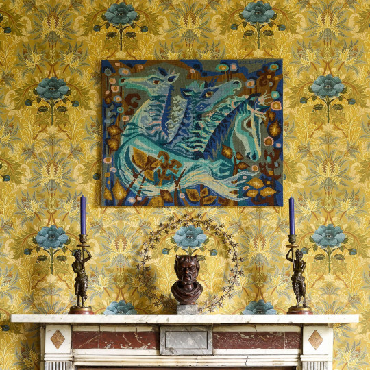 House of Hackney Tapete The Blue Rose Weeping - Aurelian