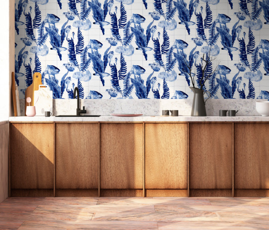 Coordonne Wallpaper Bank of Fish