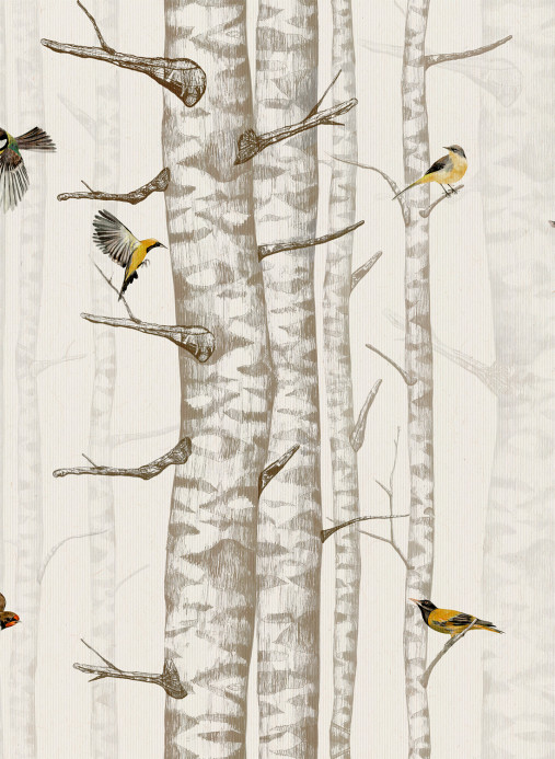Coordonne Wallpaper Birch Trees Beige
