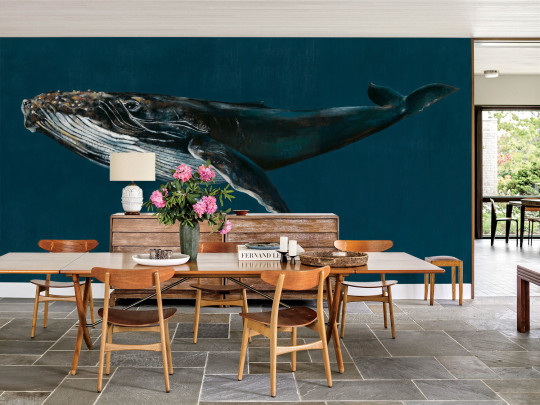 Coordonne Mural Humpback Whale