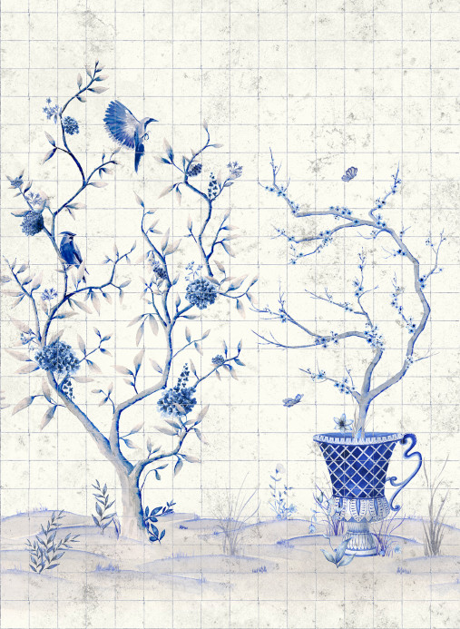 Coordonne Mural Meihua - Blue Spirulina