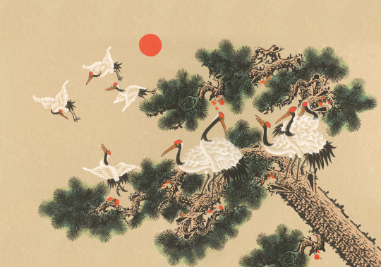 Coordonne Papier peint panoramique Ukiyo - Clow