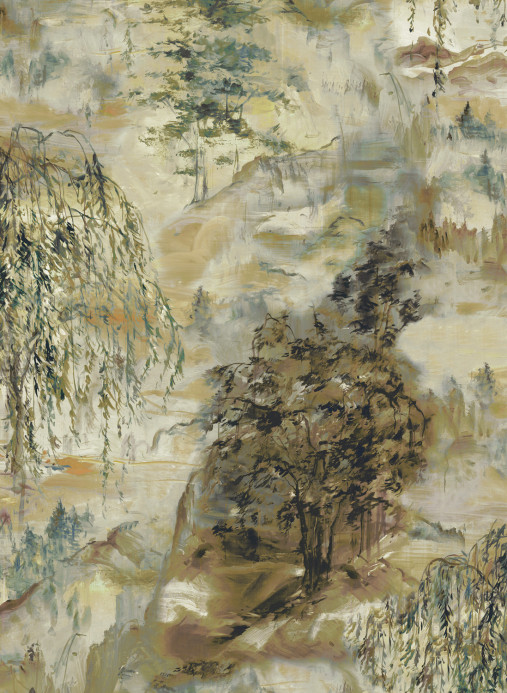 Coordonne Papier peint Dunhuang - Cardamom