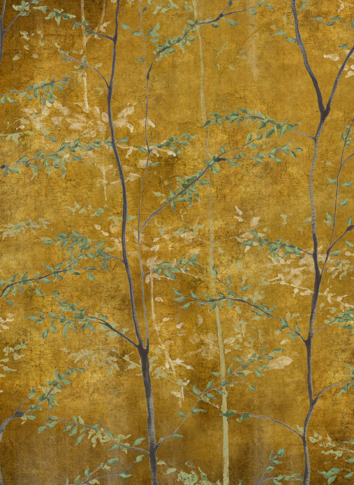 Coordonne Papier peint panoramique Woods - Oro/Gold