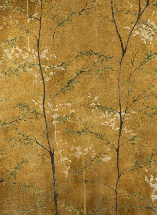 Coordonné Wandbild Woods - Extra Gold