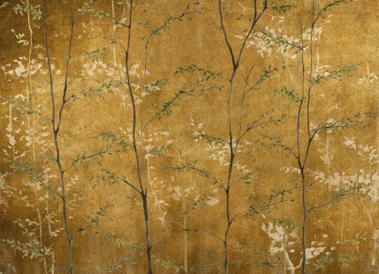 Coordonné Wandbild Woods - Extra Gold