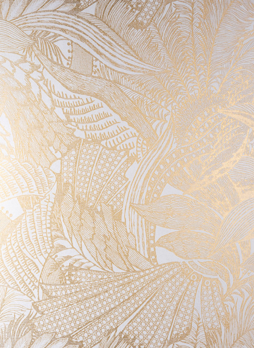Arte International Wallpaper Symbiosis White Gold