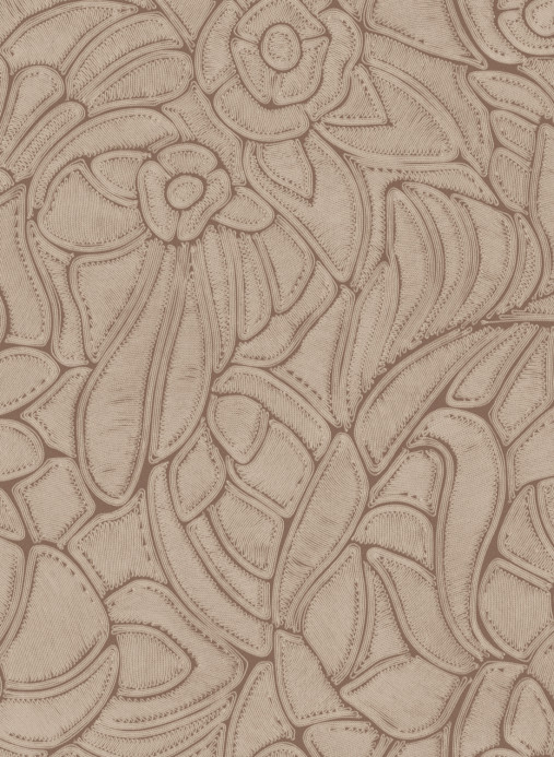 Arte International Wallpaper Flore - Terracotta