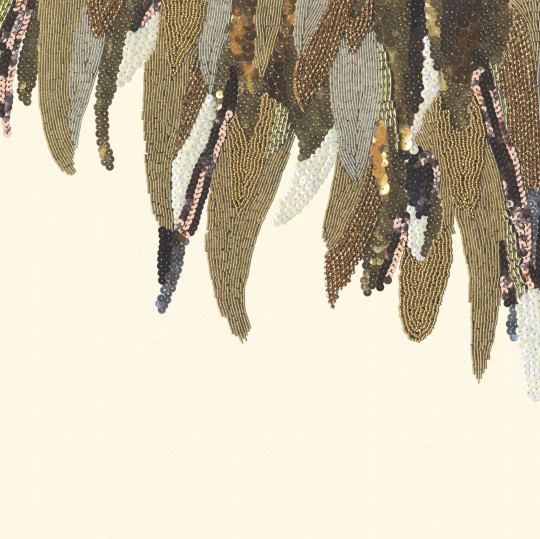 Eijffinger Papier peint panoramique Fancy Feather - White Down