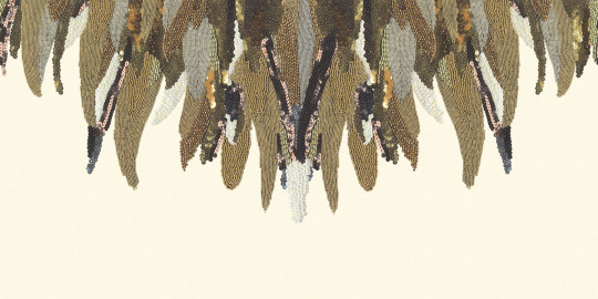 Eijffinger Wandbild Fancy Feather - White