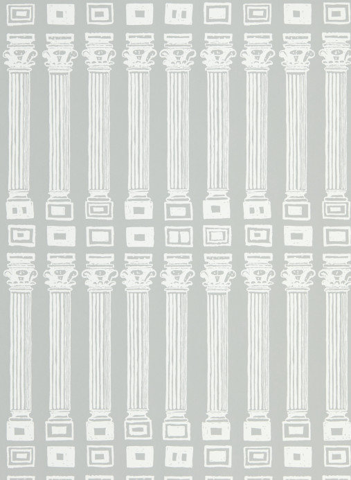Zoffany Tapete Columns - Empire Grey/ Architects White