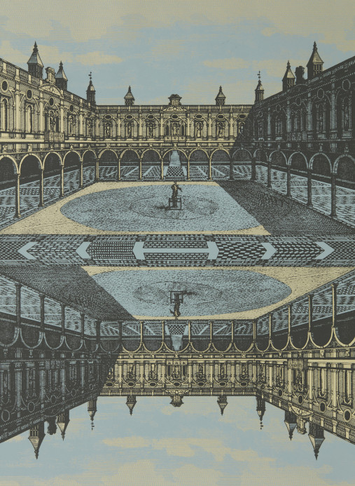 Zoffany Tapete Royal Exchange - Taloyrs Grey/ Platinum