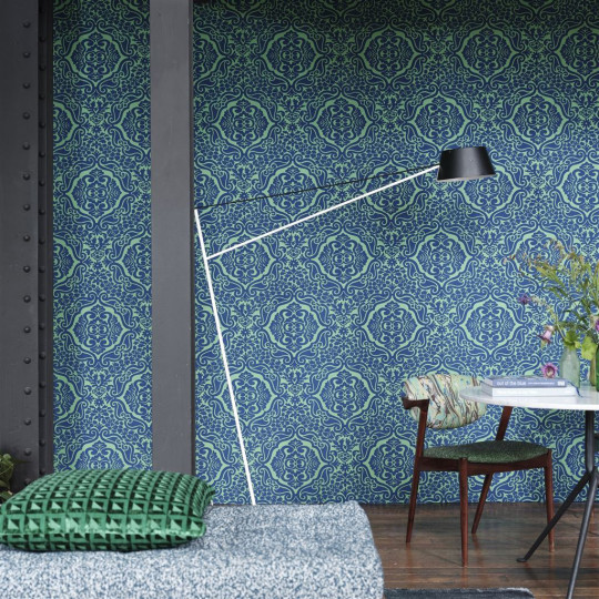 Designers Guild Wallpaper Fioravanti - Cobalt