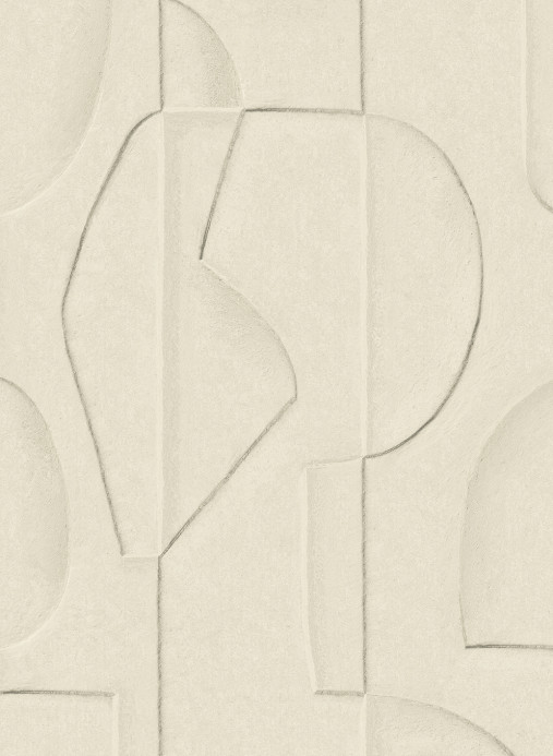 Eijffinger Carta da parati panoramica Sculpted Clay - Sand