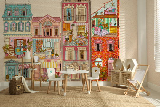 Coordonne Papier peint panoramique Dolls House - Cream