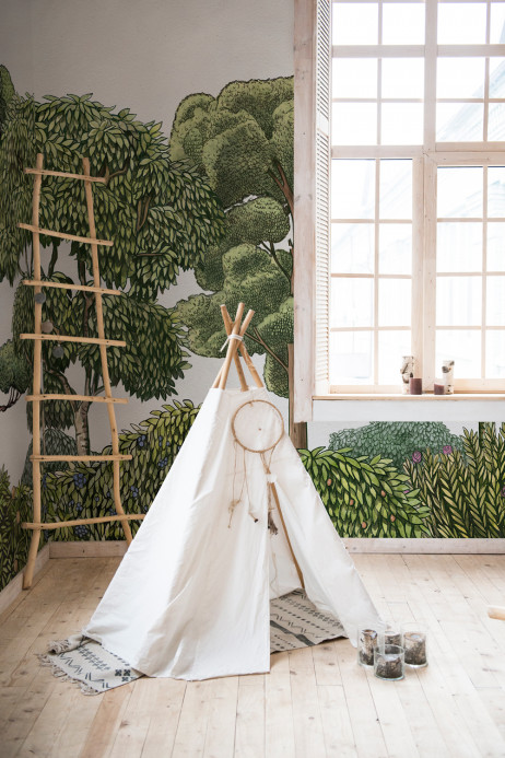 Coordonne Mural Green Forest